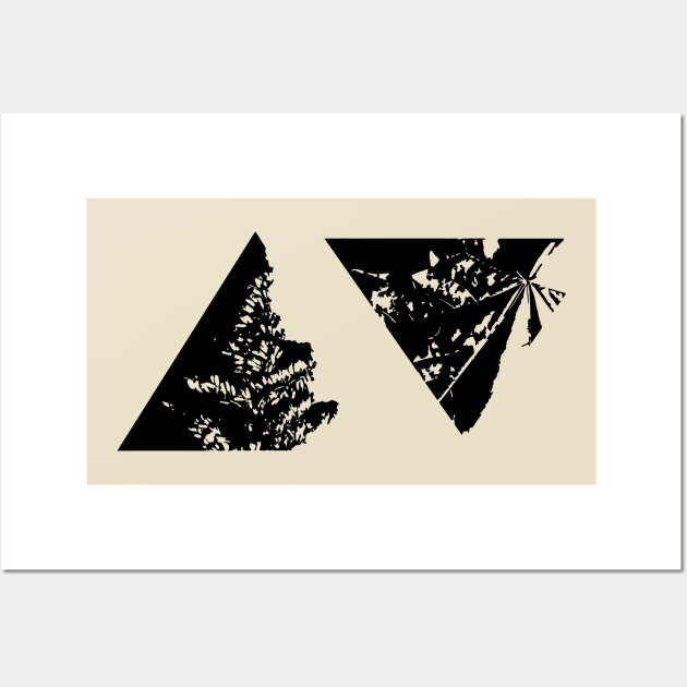 Nature Triangles Wall Art by samuel sisco